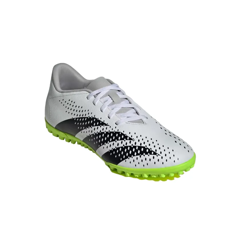 Adidas synthetic grass soccer shoe for boys Predato Accuracy.4 TF IE9444 white-black