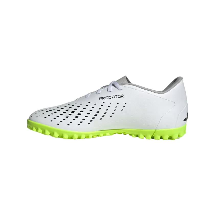 Adidas synthetic grass soccer shoe for boys Predato Accuracy.4 TF IE9444 white-black