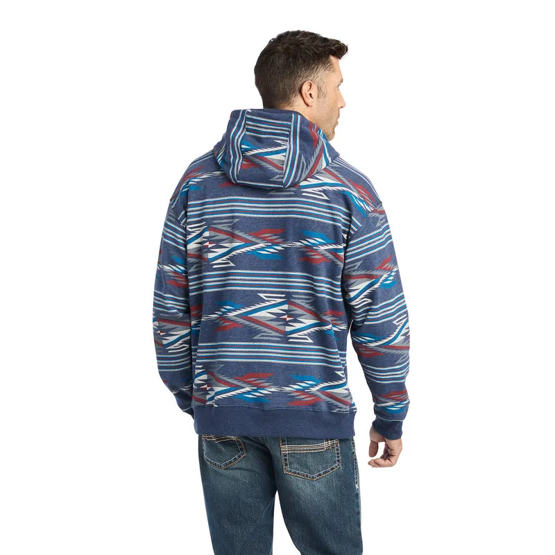 'Ariat' Men's Chimayo Print Hoodie - Multi