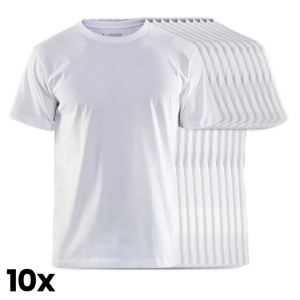 Bl&#xE5;kl&#xE4;der&#x20;3302-1030&#x20;T-shirt&#x20;10-Pack&#x20;-&#x20;White