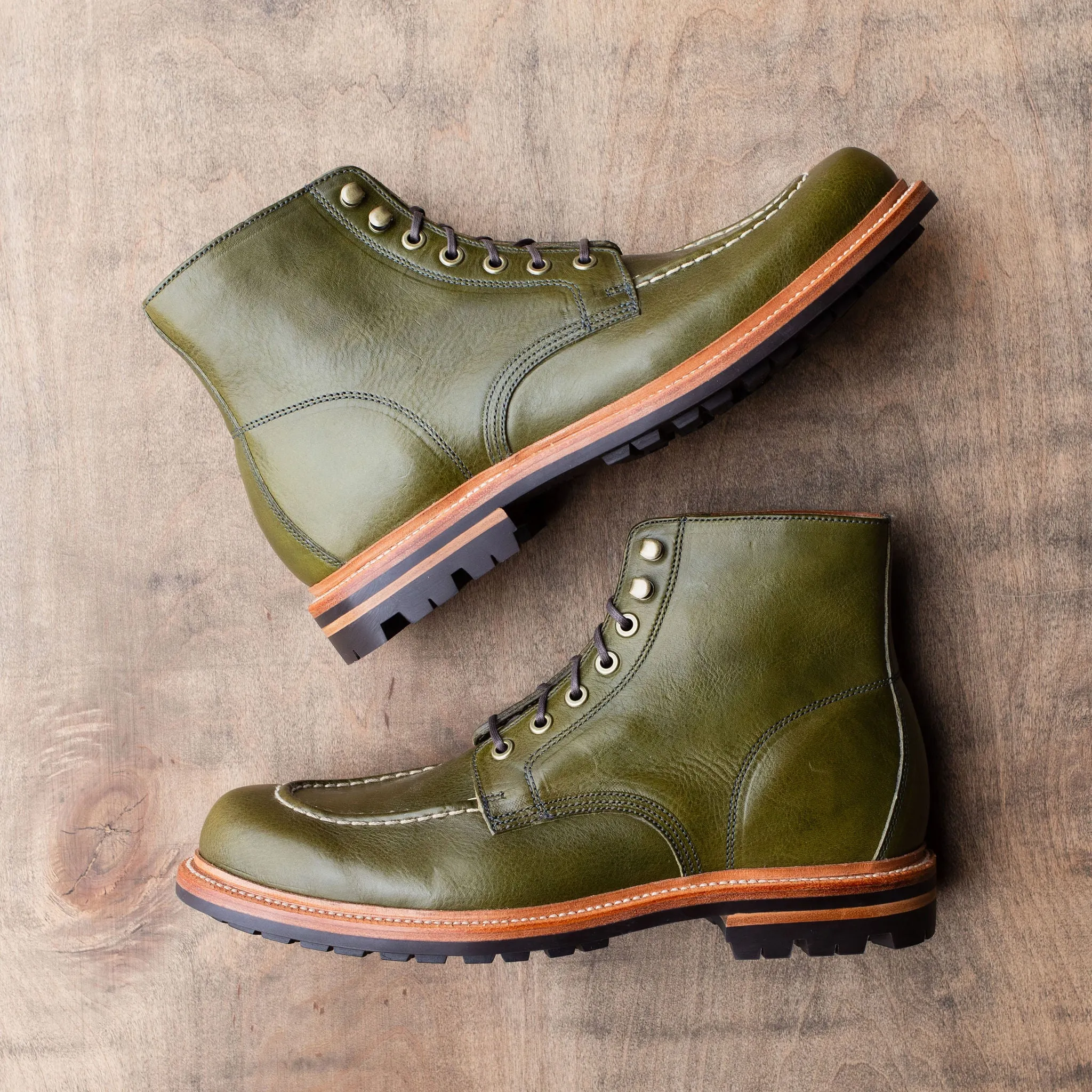 Olive Green Minerva Box by Brass Boot - Luxury Storage Solution