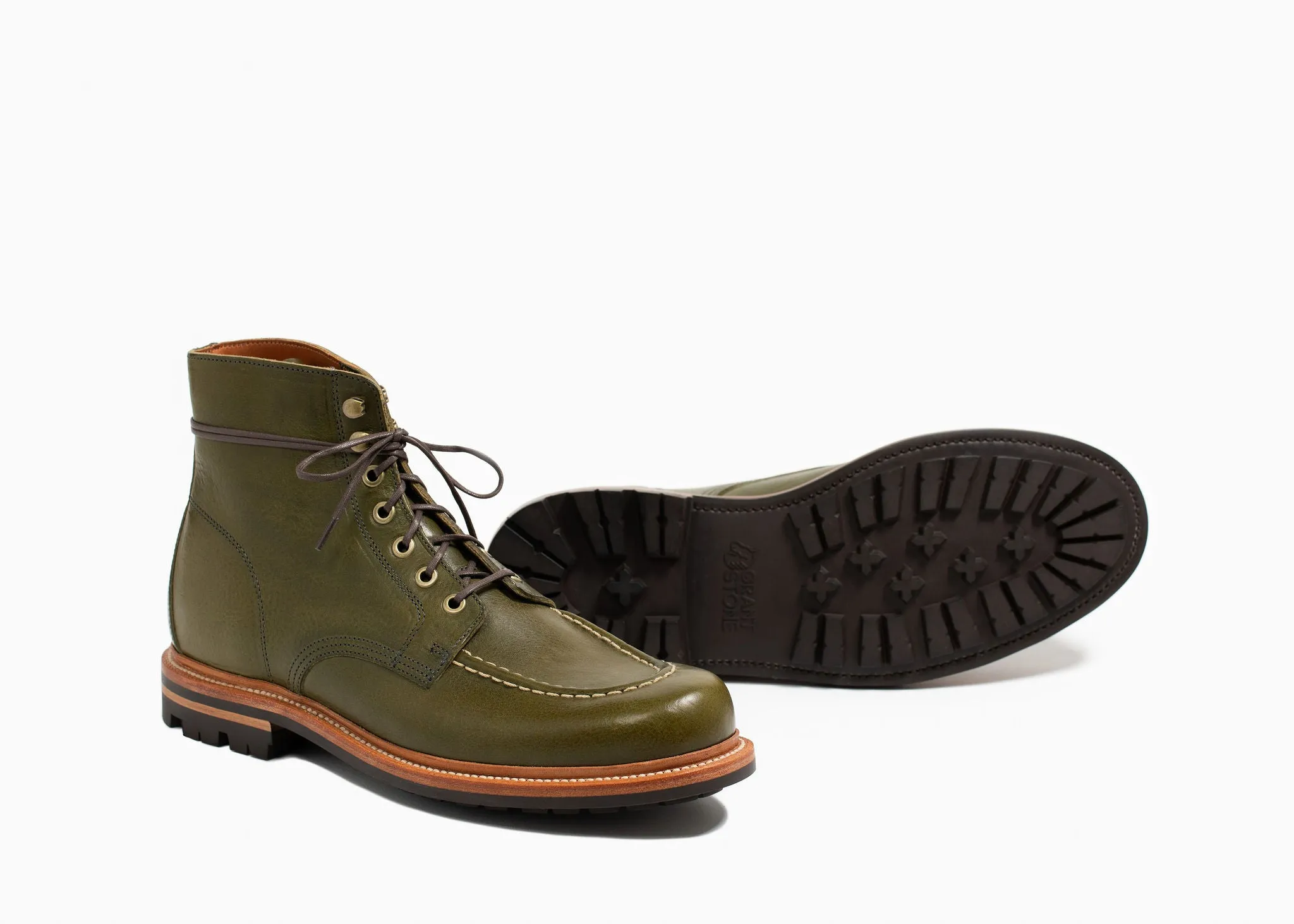Olive Green Minerva Box by Brass Boot - Luxury Storage Solution
