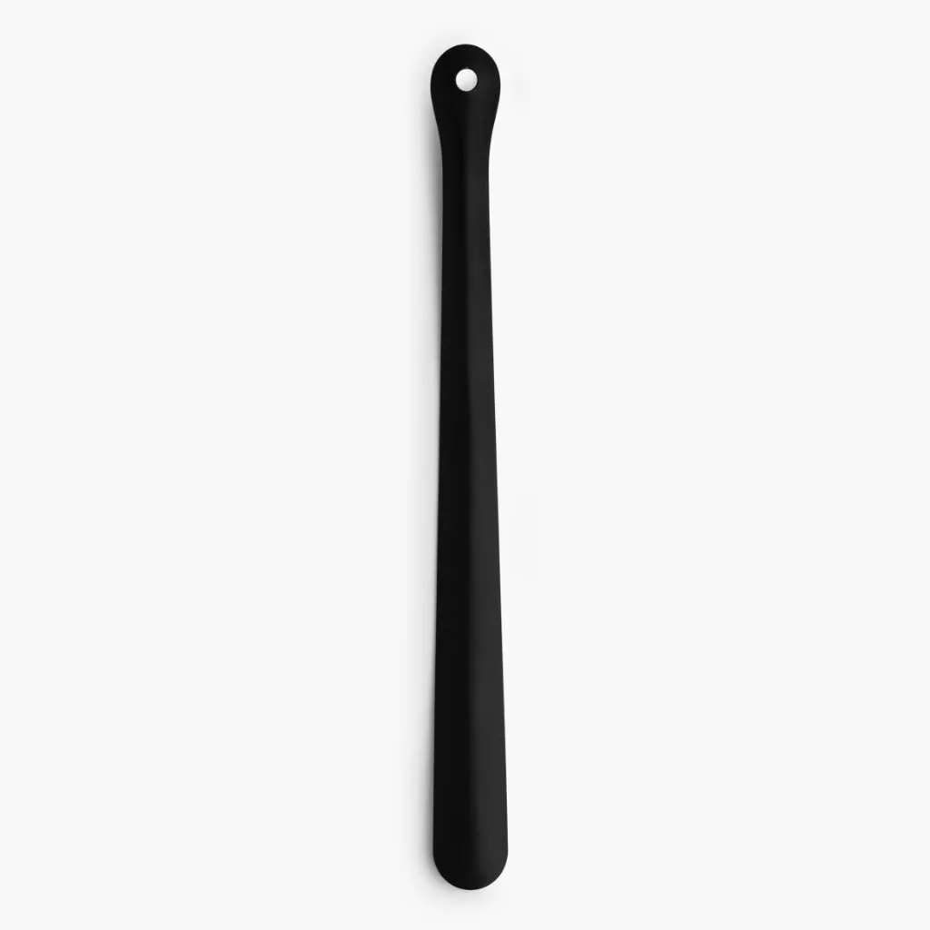 Cobbler's Choice 16 Metal Shoe Horn | Black Matte