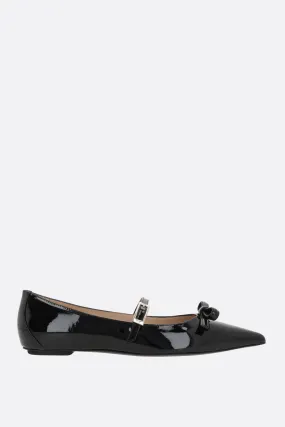 Felicity Patent Leather Mary-Jane Ballerinas