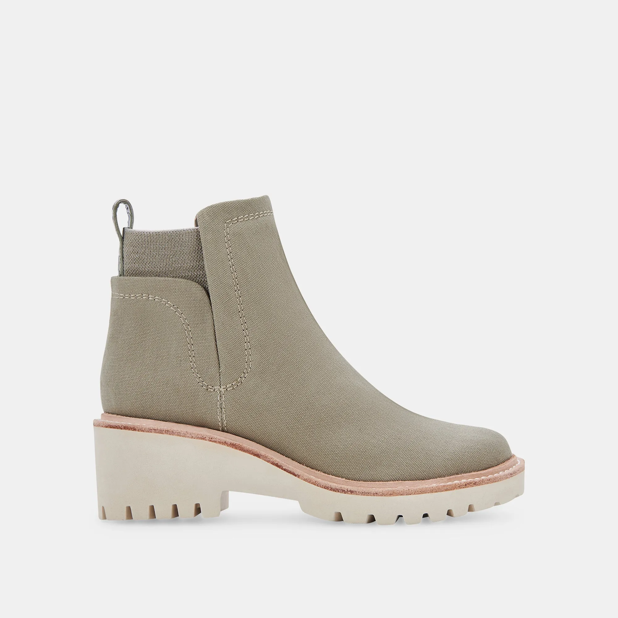 HUEY BOOTIES SAGE CANVAS - re:vita