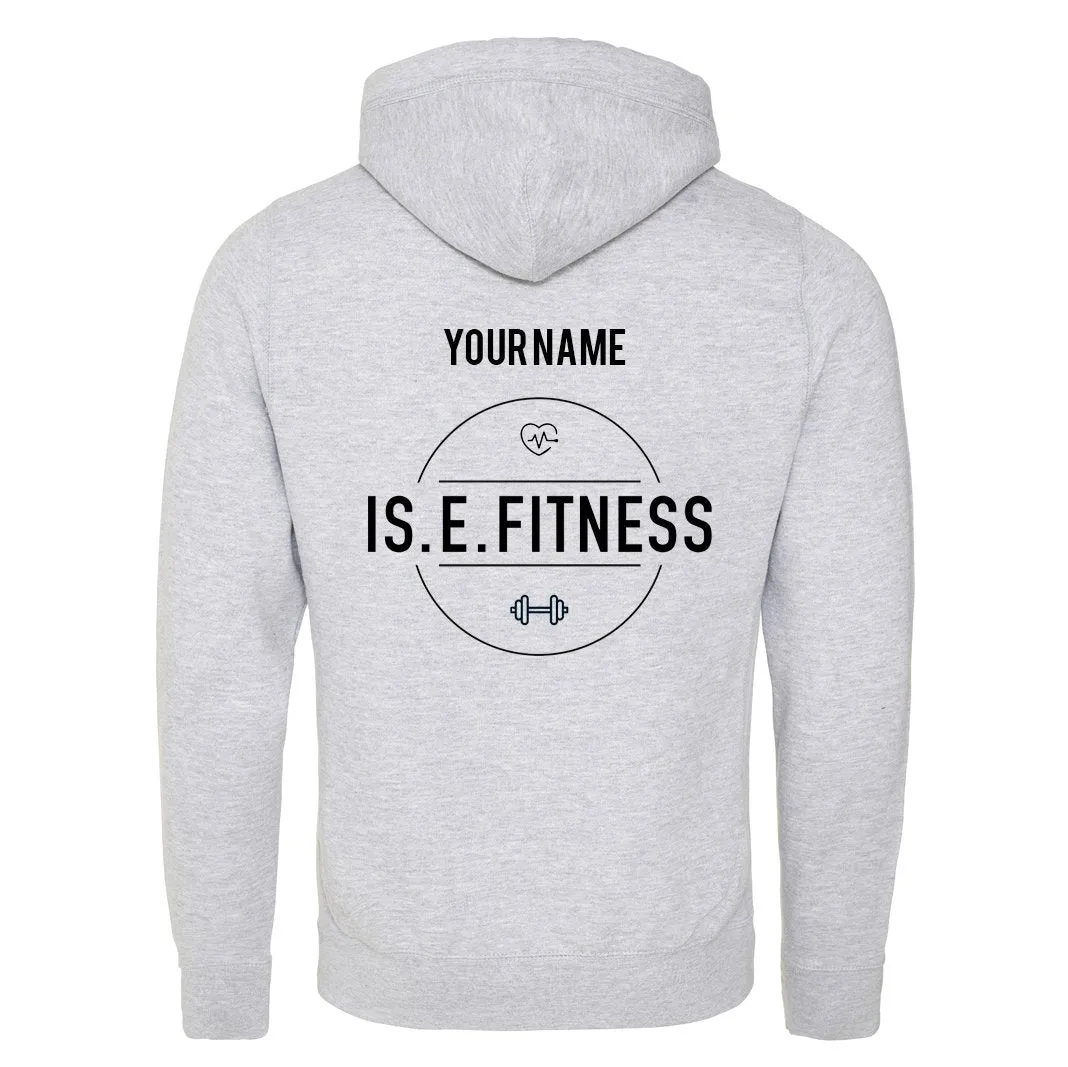 IS.E.FITNESS Cross Over Neck Hoodie - wholesale