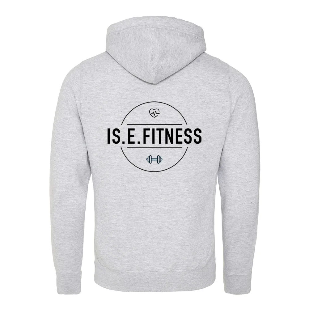 IS.E.FITNESS Cross Over Neck Hoodie - wholesale