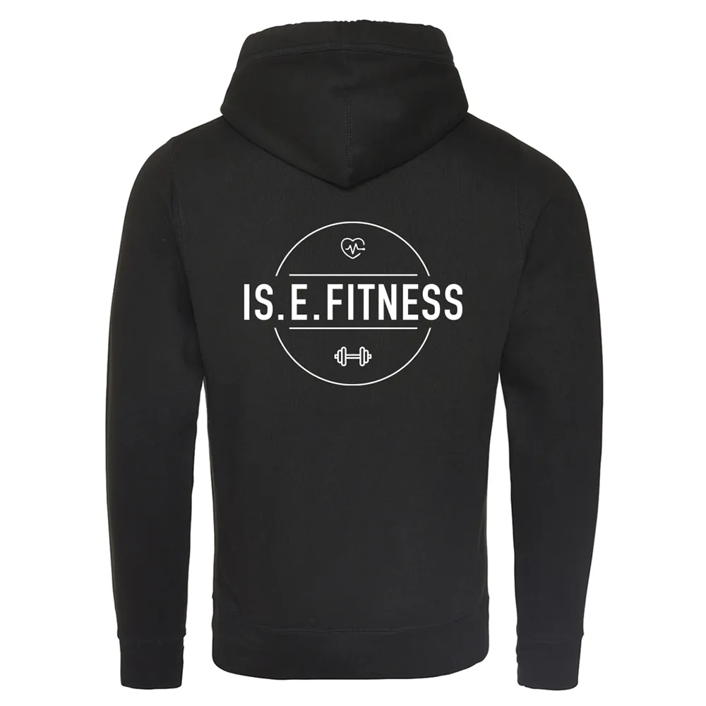 IS.E.FITNESS Cross Over Neck Hoodie - wholesale