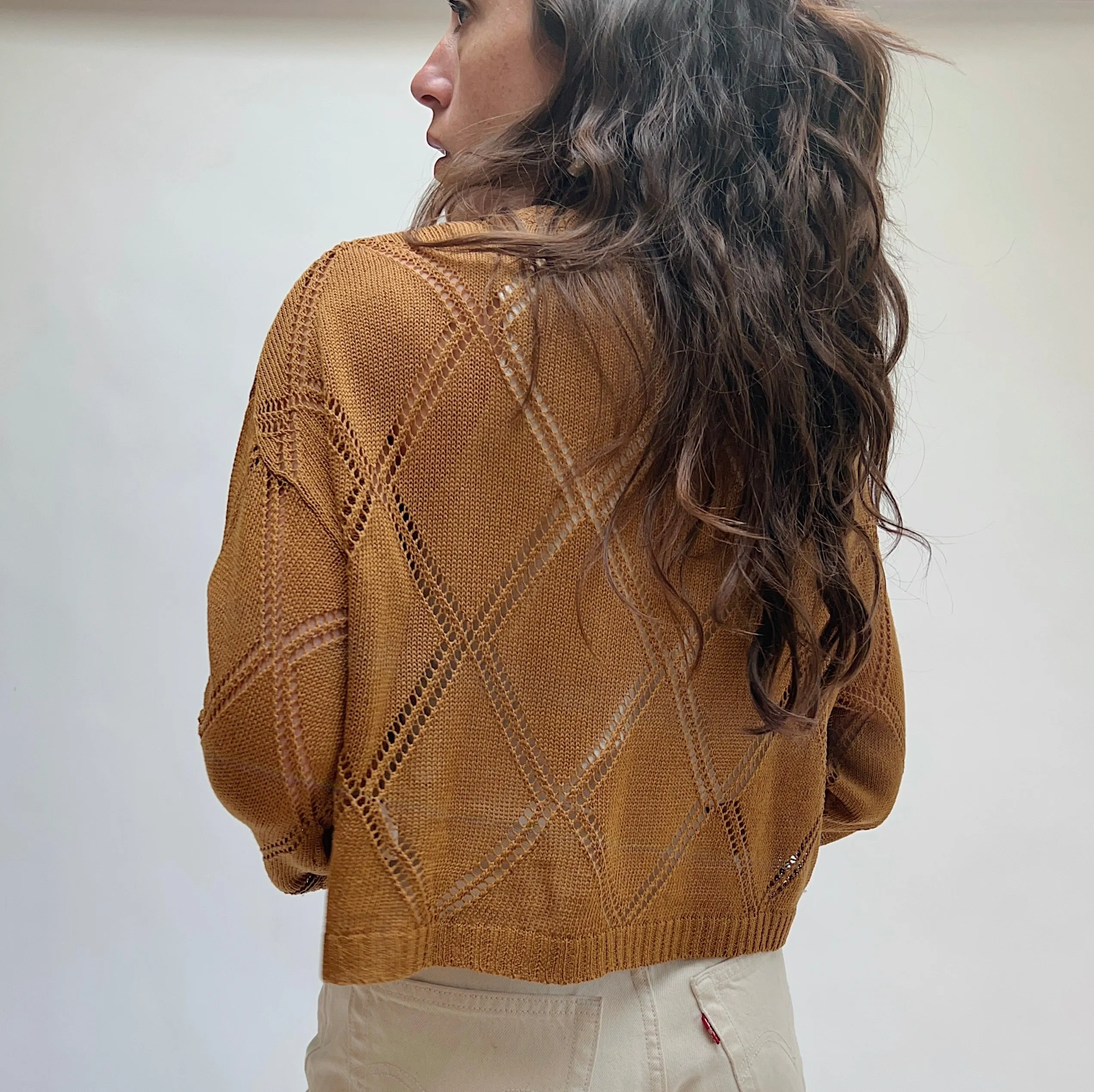 Kerisma | Yaya Linen Blend Cardigan in Chai