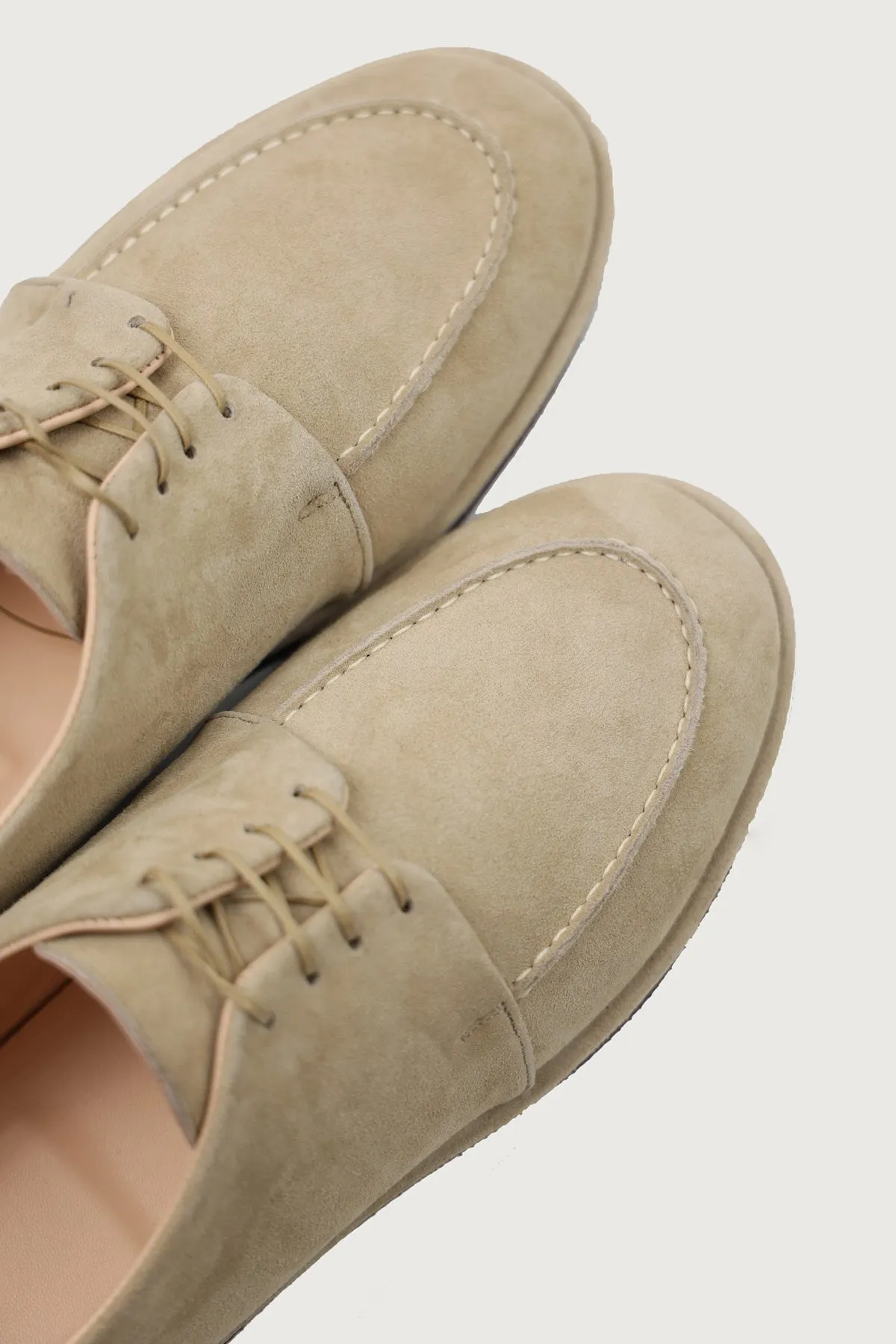 Leather Shoes - Beige