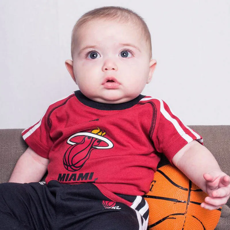 Miami Heat Little Sport Creeper & Pants
