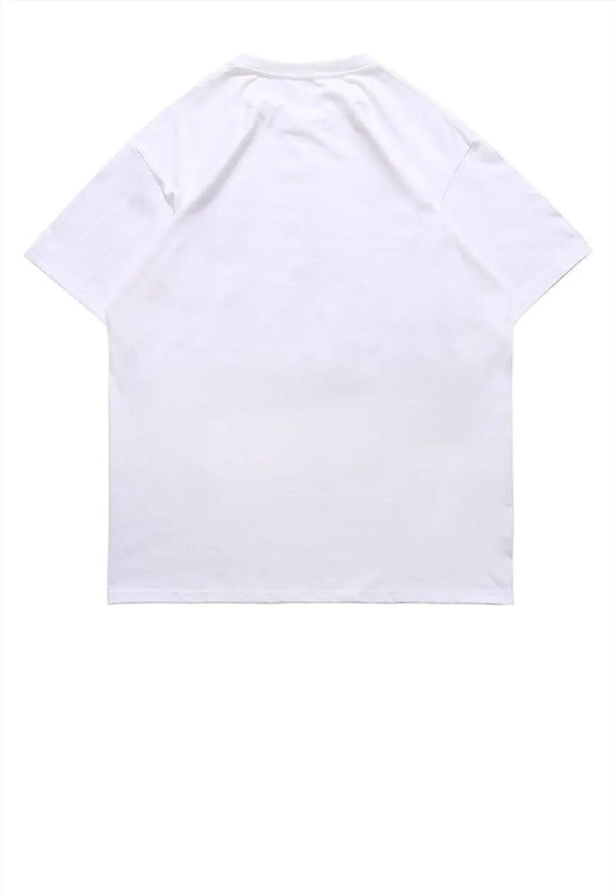 Renaissance print t-shirt retro art tee sculpture top white