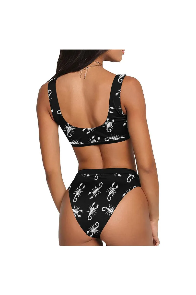 Scorpio Sport Top & High-Waisted Bikini Swimsuit