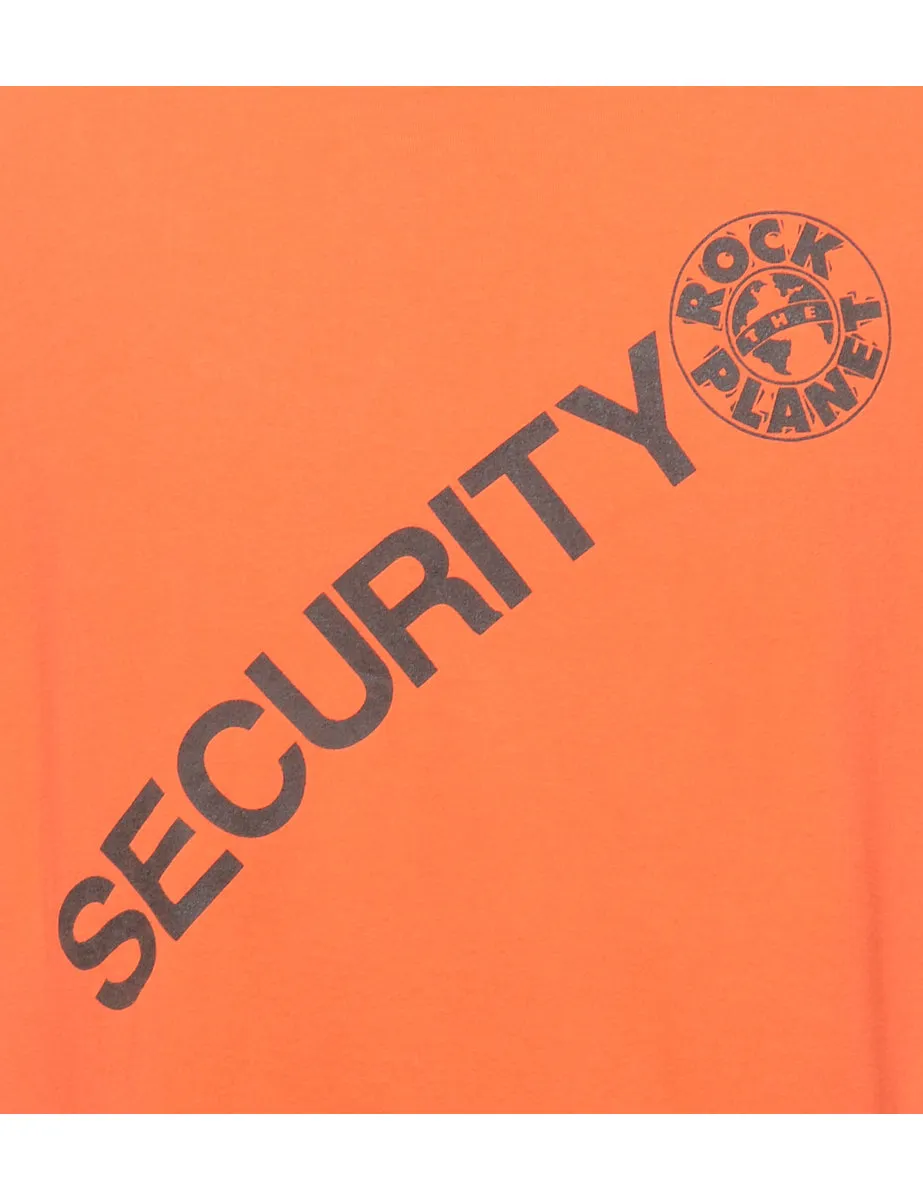 Security Printed T-shirt - XL