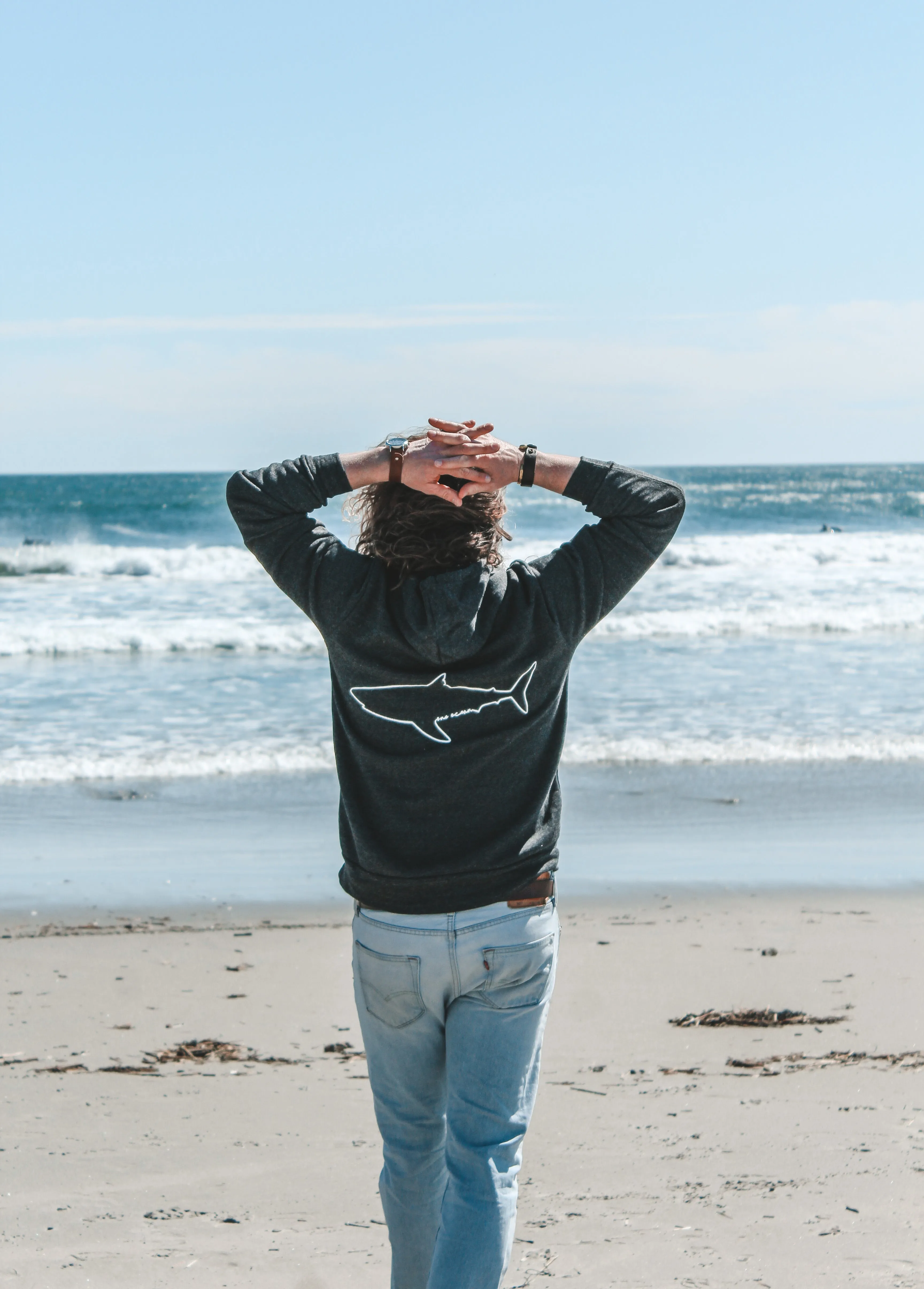 Shark Outline Hoodie