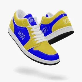 Sixty Eight 93 Logo White Blue & Gold SENTLT1 Shoes