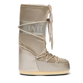 Stivali da Neve Donna MOON BOOT Icon Glance in Raso Platinum